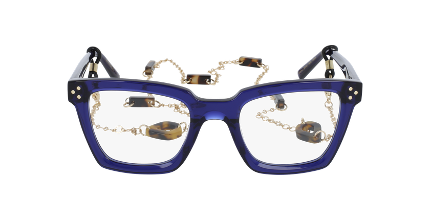 GAFAS GRADUADAS mujer CARACTÈRES MYSTÉRIEUSE azul - vista de frente