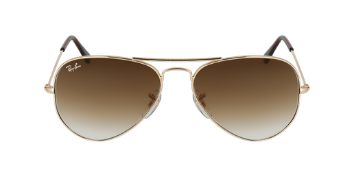 GAFAS DE SOL AVIATOR LARGE METAL dorado