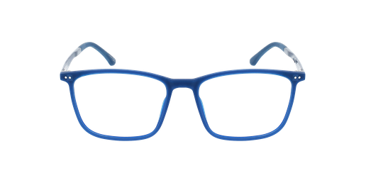 GAFAS GRADUADAS hombre MAGIC 124 CARBONE azul/azul / negrovista de frente