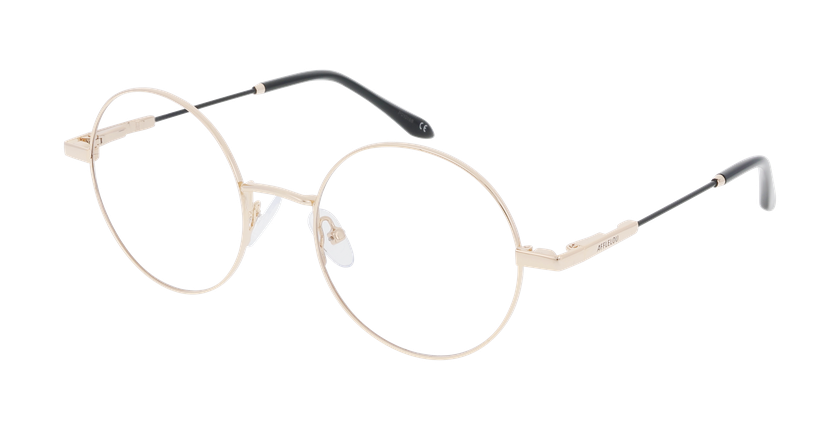GAFAS GRADUADAS mujer ADRIANA dorado/negro - vista de frente