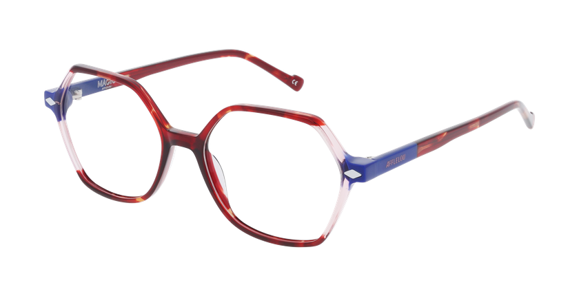 GAFAS GRADUADAS mujer MAGIC279 carey/rojo - vista de frente