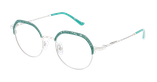 GAFAS GRADUADAS mujer MAGIC292 verde/turquesa - vista de frente