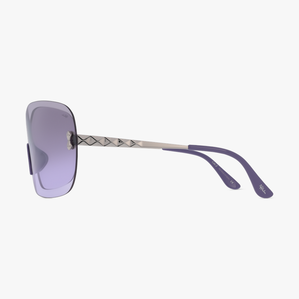 GAFAS DE SOL mujer AMBRA plateado - vista de frente