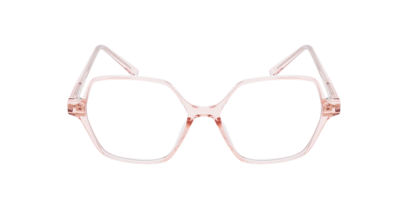 GAFAS GRADUADAS mujer RZERO43 rosa/dorado - vista de frente