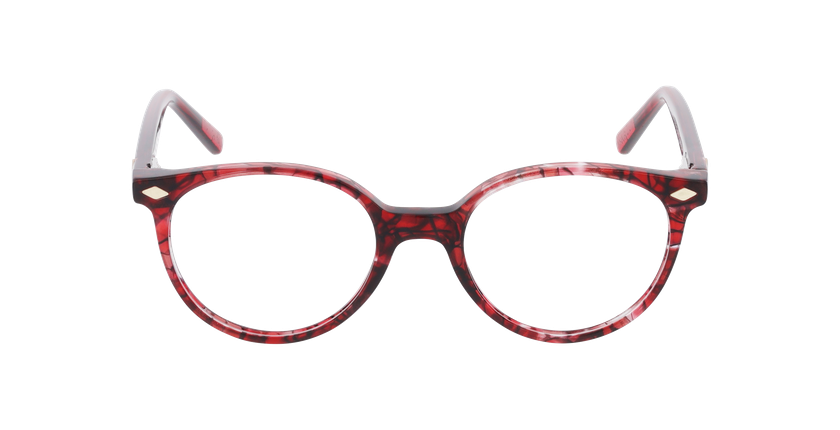 GAFAS GRADUADAS niños 6 rojo - vista de frente