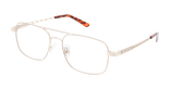GAFAS GRADUADAS hombre FILIPE dorado - vista de frente