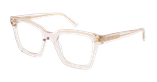 GAFAS GRADUADAS mujer CARACTÈRES FIL D'OR MYSTÉRIEUSE marrón - vista de frente