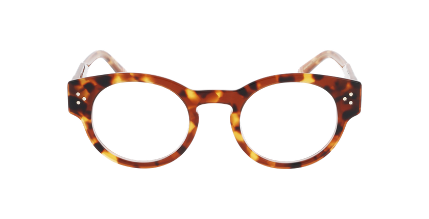 GAFAS GRADUADAS mujer CARACTÈRES FIDELE carey/rojo - vista de frente