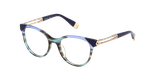 GAFAS GRADUADAS mujer VFU672 verde/azul - vista de frente