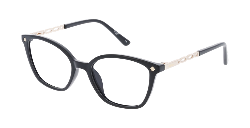 GAFAS GRADUADAS mujer MAGIC255 negro/dorado - vista de frente