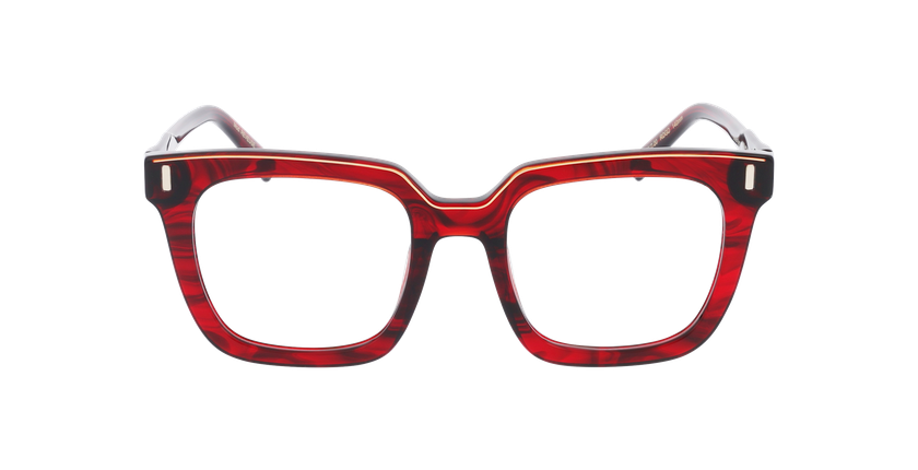GAFAS GRADUADAS mujer CARACTÈRES FIL D'OR RÊVEUSE rojo - vista de frente