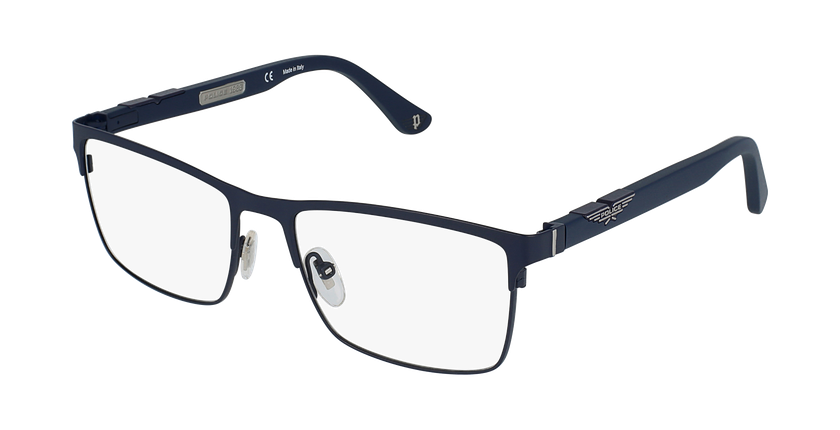GAFAS GRADUADAS hombre VPL885 azul/azul - vista de 3/4