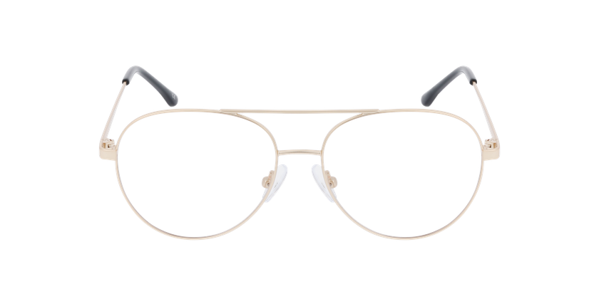 GAFAS GRADUADAS hombre RZERO38 dorado - vista de frente