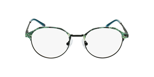 GAFAS GRADUADAS niños JUNGLE negro/verdevista de frente