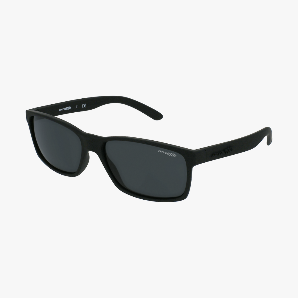 GAFAS DE SOL hombre SLICKSTER negro - vista de 3/4