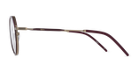 GAFAS GRADUADAS mujer MAGIC223 rojo/dorado - vista de frente