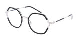 GAFAS GRADUADAS mujer MAGIC218 negro/plateado - vista de frente