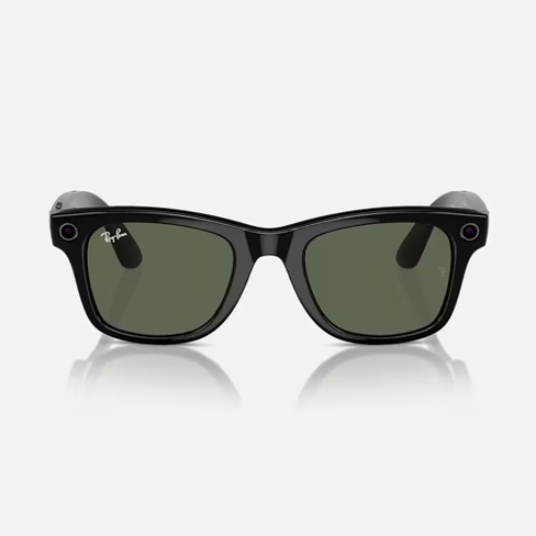 GAFAS DE SOL Meta Wayfarer Básico negro vista de frente