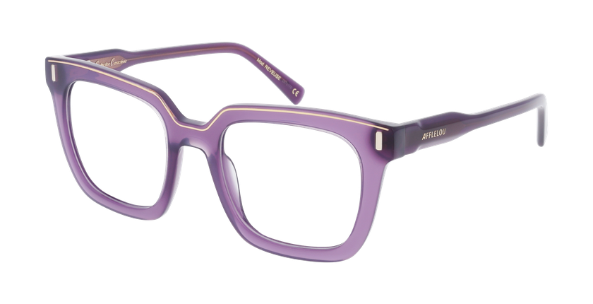 GAFAS GRADUADAS mujer CARACTÈRES FIL D'OR RÊVEUSE morado - vista de frente