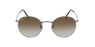 GAFAS DE SOL hombre ROUND METAL gris