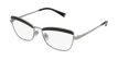 GAFAS GRADUADAS mujer VO4164 negro/plateado - vue de 3/4
