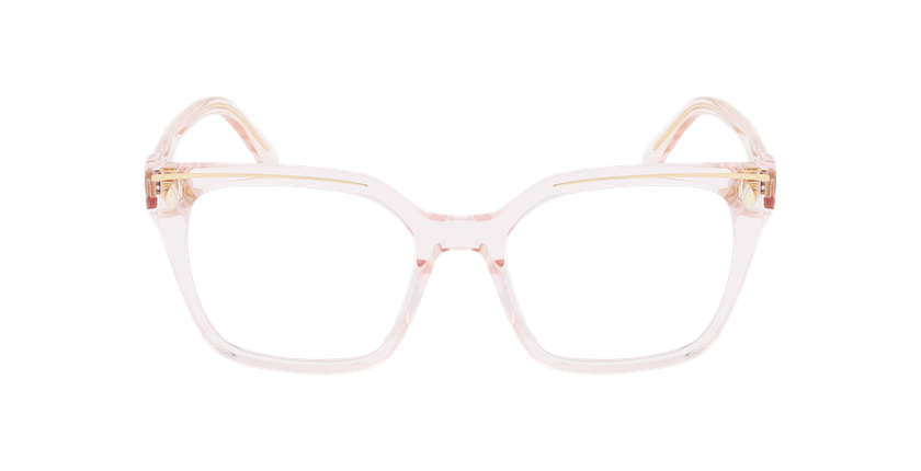 GAFAS GRADUADAS mujer CARACTÈRES FIL D'OR EFFRONTÉE rosa - vista de frente
