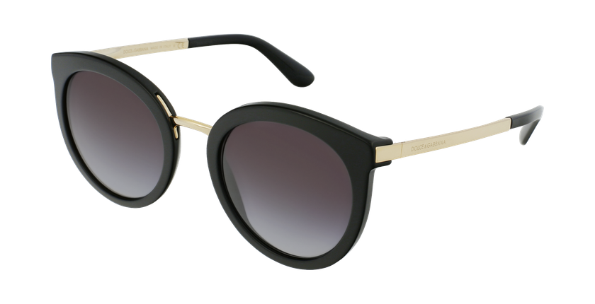 GAFAS DE SOL mujer 0DG4268 negro/dorado - vue de 3/4
