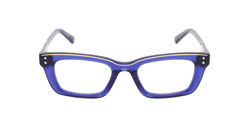 GAFAS GRADUADAS mujer CARACTÈRES FIL D'OR CRÉATIVE azul - vista de frente