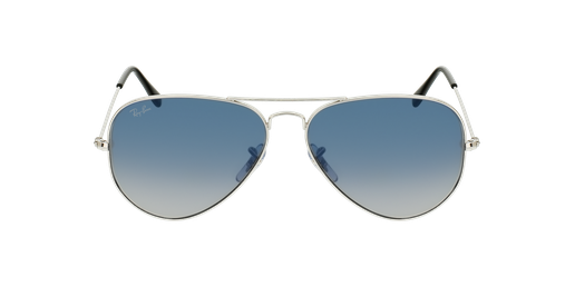 GAFAS DE SOL AVIATOR LARGE METAL plateado