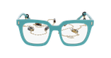 GAFAS GRADUADAS mujer CARACTÈRES RÊVEUSE verde - vista de frente