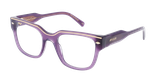 GAFAS GRADUADAS mujer CARACTÈRES FIL D'OR AUDACIEUSE morado/dorado - vista de frente