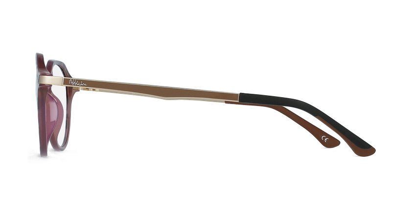 GAFAS GRADUADAS mujer MAGIC 39 carey/rosa - vista de lado