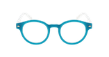 GAFAS GRADUADAS mujer CARACTÈRES DISCRÈTE azul - vista de frente