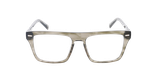 GAFAS GRADUADAS hombre CARACTÈRES CURIEUX gris/verde - vista de frente