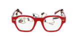 GAFAS GRADUADAS mujer CARACTÈRES AUTHENTIQUE rojo - vista de frente