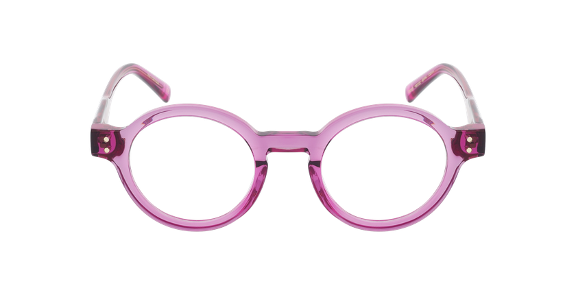 GAFAS GRADUADAS mujer CARACTÈRES POETIQUE rosa - vista de frente