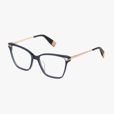 GAFAS GRADUADAS mujer VFU581 azul noche vista de frente