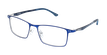 GAFAS GRADUADAS hombre MAGIC 129 CARBONE azul/azul / negro - vista de frente