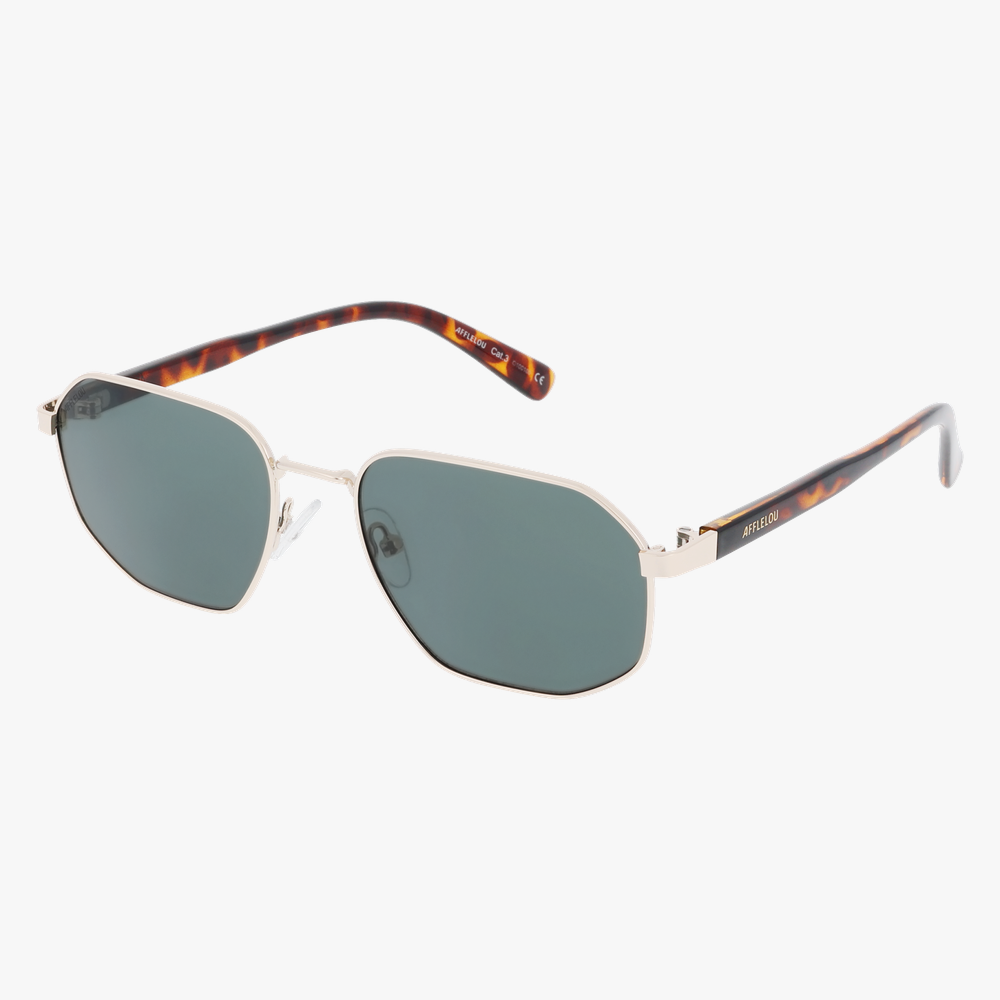 GAFAS DE SOL hombre FUJI dorado - vista de frente