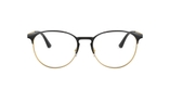 GAFAS GRADUADAS 0RX6375 negro/dorado - vista de frente