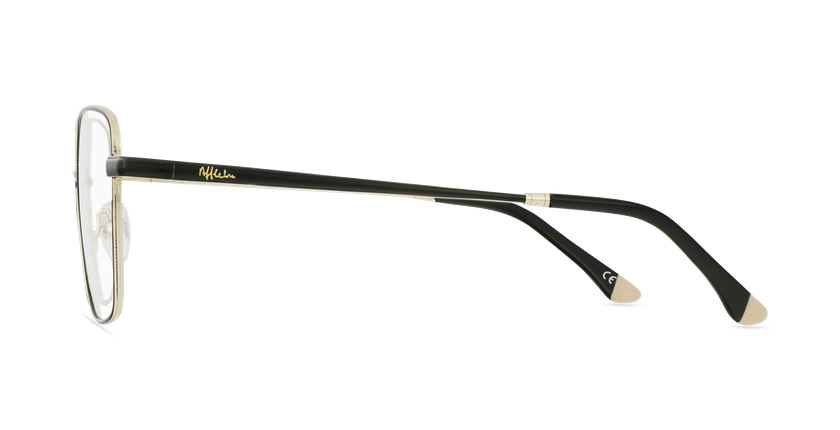 GAFAS GRADUADAS mujer MAGIC 94 negro/dorado - vista de lado