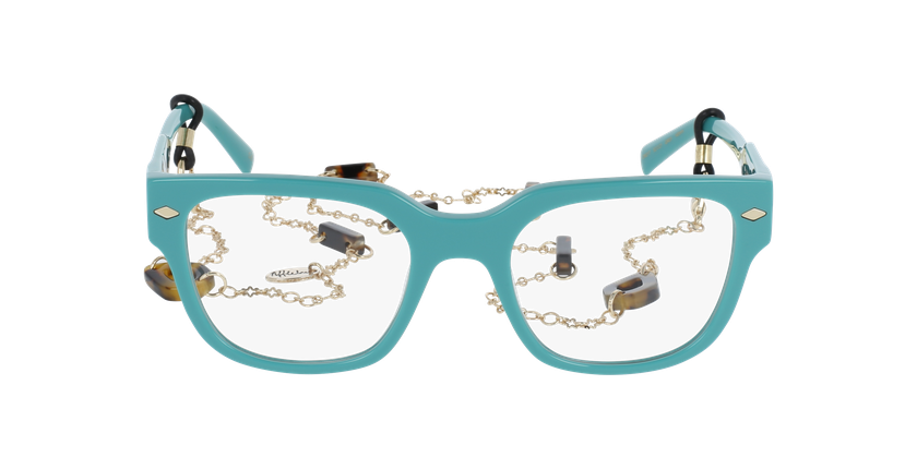 GAFAS GRADUADAS mujer CARACTÈRES AUDACIEUSE verde - vista de frente