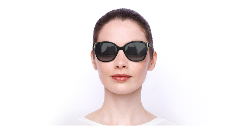 Gafas de sol mujer 0PR 01OS negro - vista de frente