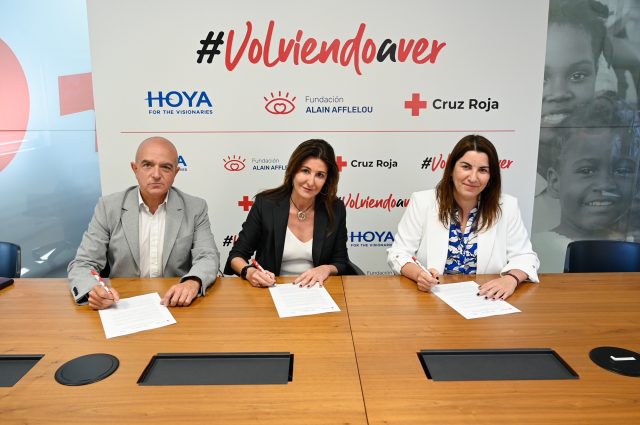 Arranca la quinta edición de “Volviendo a Ver”, la iniciativa solidaria de la Fundación ALAIN AFFLELOU, Cruz Roja y HOYA