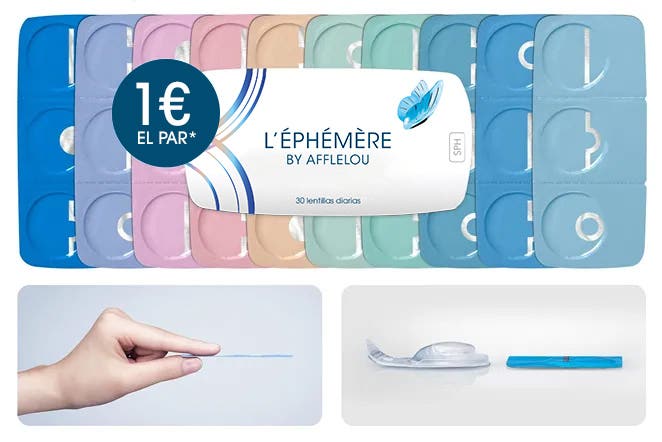 Banner lentillas L'Éphémère: desde 1€ el par*