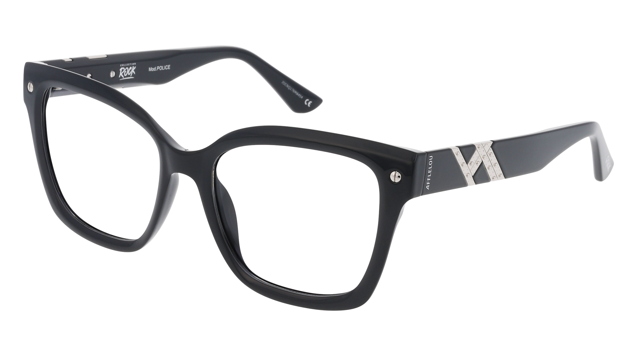 Gafas graduadas AFFLELOU POLICE XM489 BK01 5317